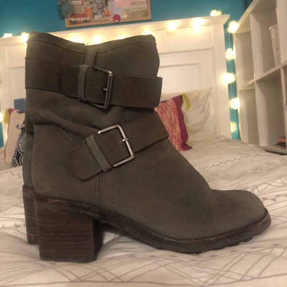 Sam Edelman grey moto boot - Picture 1 of 4
